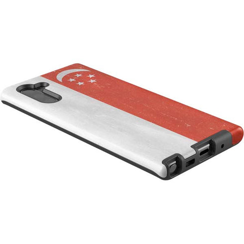 Singapore Flag Distressed Galaxy Note 10 Pro Case